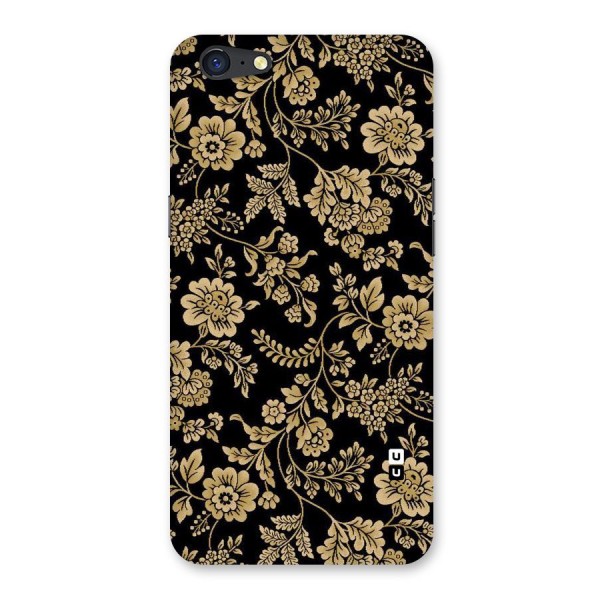 Aesthetic Golden Design Back Case for Oppo A71