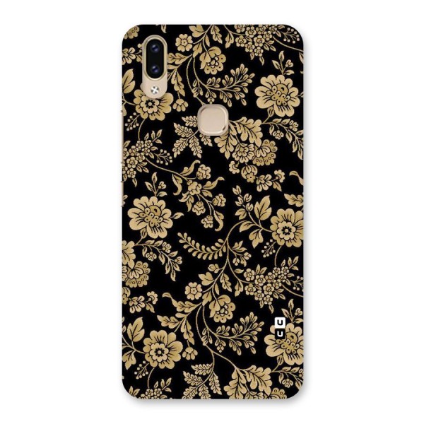 Aesthetic Golden Design Back Case for Vivo V9