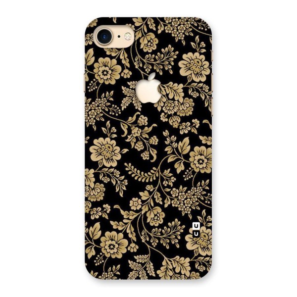 Aesthetic Golden Design Back Case for iPhone 7 Apple Cut