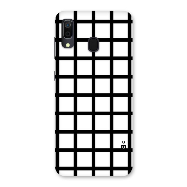 Aesthetic Grid Lines Back Case for Galaxy A20