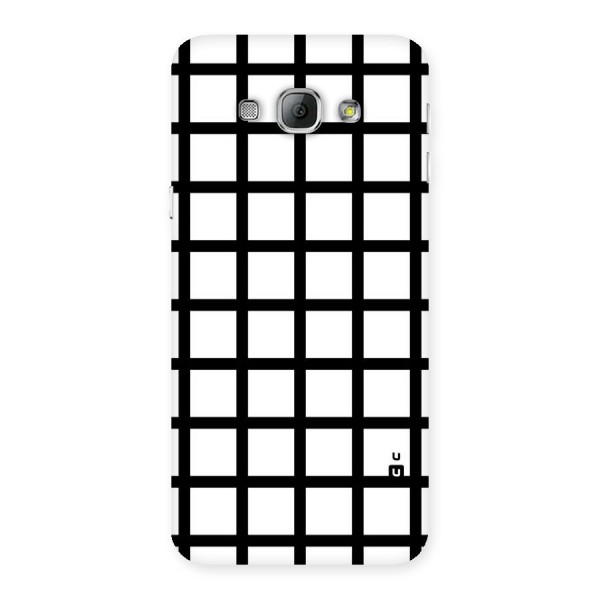 Aesthetic Grid Lines Back Case for Galaxy A8