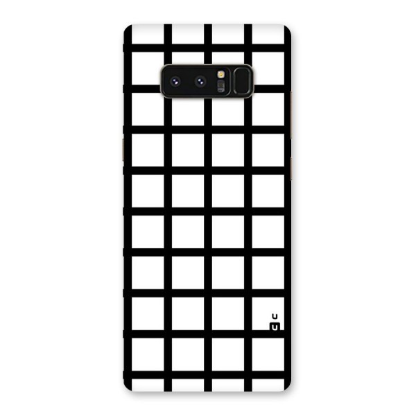 Aesthetic Grid Lines Back Case for Galaxy Note 8