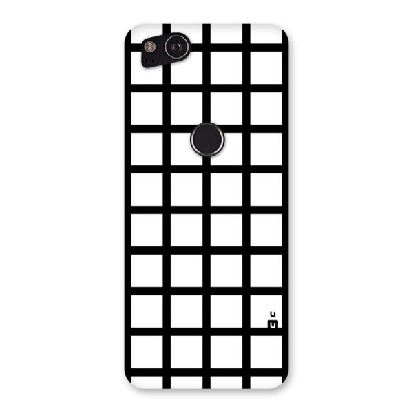 Aesthetic Grid Lines Back Case for Google Pixel 2