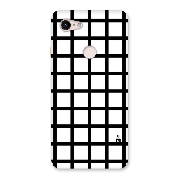 Aesthetic Grid Lines Back Case for Google Pixel 3 XL