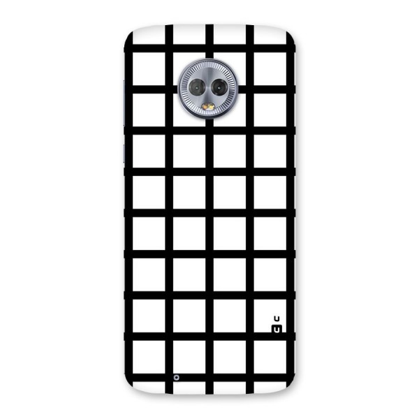 Aesthetic Grid Lines Back Case for Moto G6