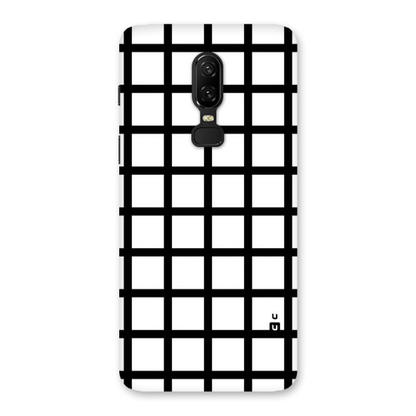 Aesthetic Grid Lines Back Case for OnePlus 6