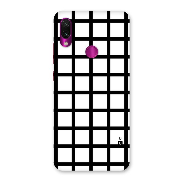 Aesthetic Grid Lines Back Case for Redmi Note 7 Pro