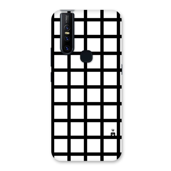 Aesthetic Grid Lines Back Case for Vivo V15