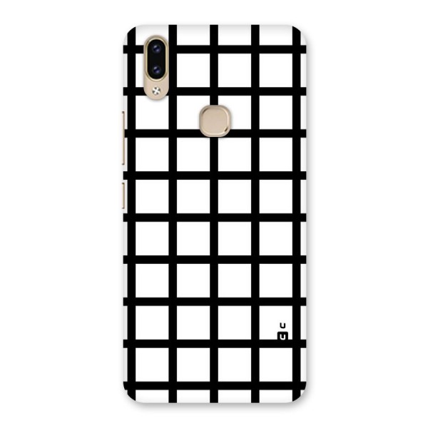 Aesthetic Grid Lines Back Case for Vivo V9