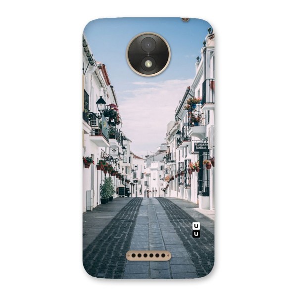 Aesthetic Street Back Case for Moto C Plus