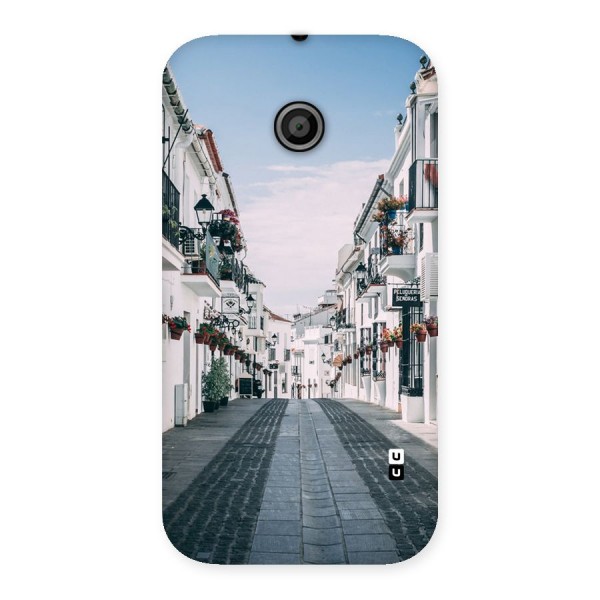 Aesthetic Street Back Case for Moto E