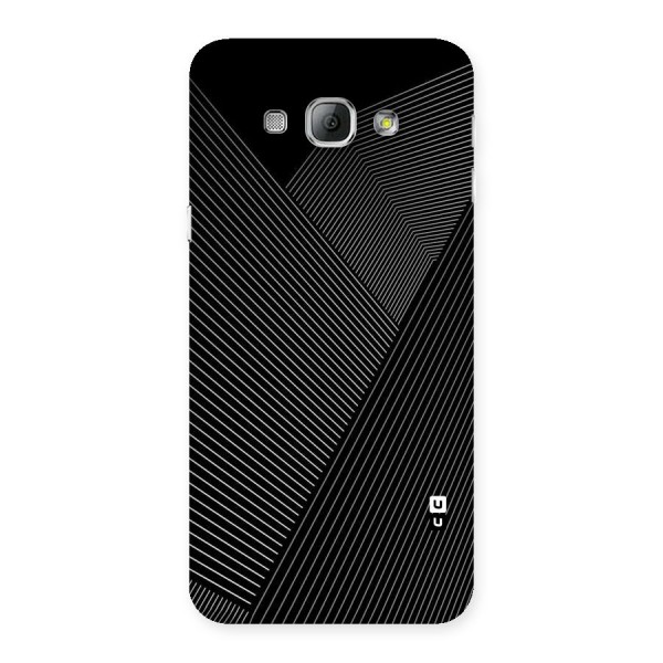 Aesthetic White Stripes Back Case for Galaxy A8