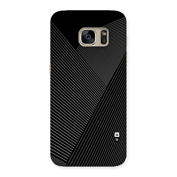 Aesthetic White Stripes Back Case for Galaxy S7