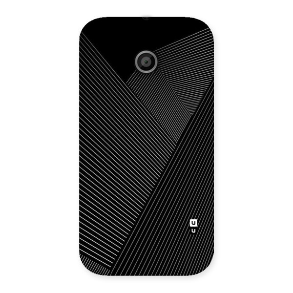 Aesthetic White Stripes Back Case for Moto E