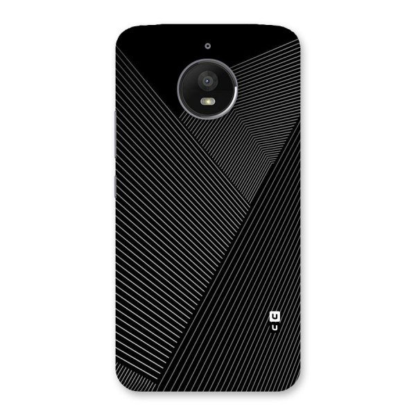 Aesthetic White Stripes Back Case for Moto E4 Plus