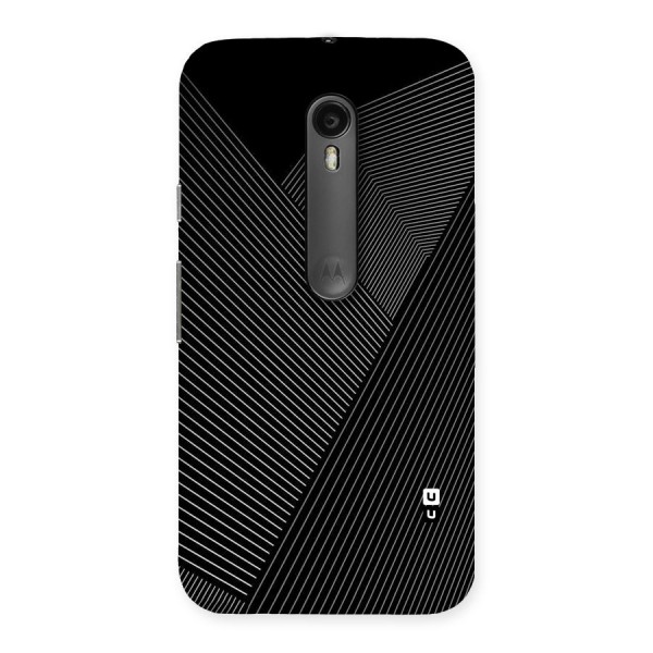 Aesthetic White Stripes Back Case for Moto G3