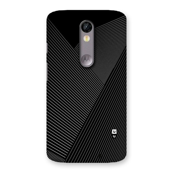 Aesthetic White Stripes Back Case for Moto X Force