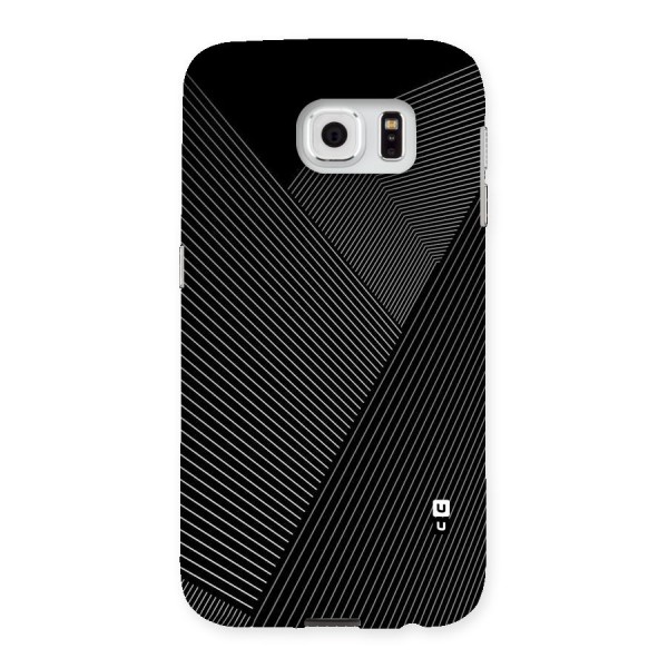 Aesthetic White Stripes Back Case for Samsung Galaxy S6