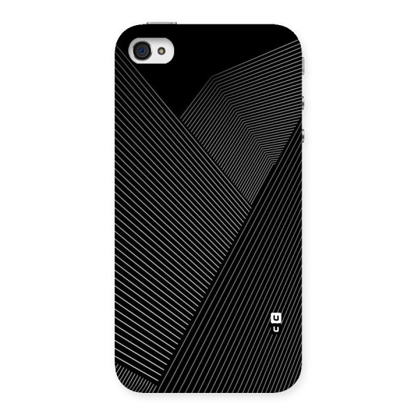 Aesthetic White Stripes Back Case for iPhone 4 4s