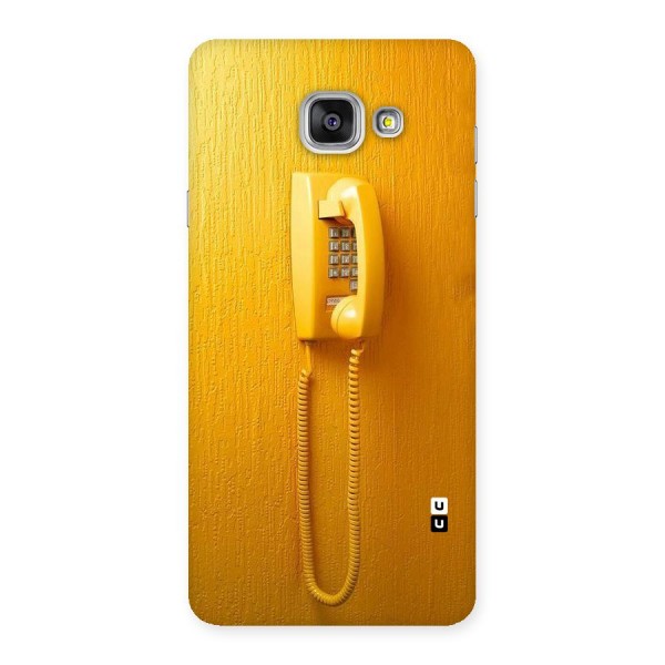 Aesthetic Yellow Telephone Back Case for Galaxy A7 2016