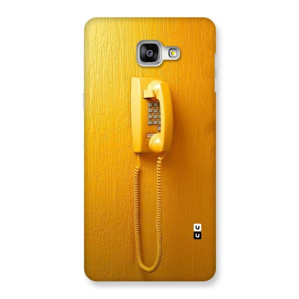 Aesthetic Yellow Telephone Back Case for Galaxy A9