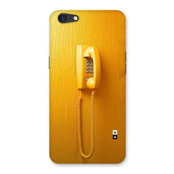 Aesthetic Yellow Telephone Back Case for Oppo A71