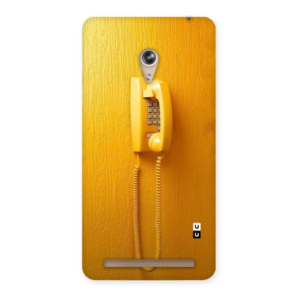 Aesthetic Yellow Telephone Back Case for Zenfone 6