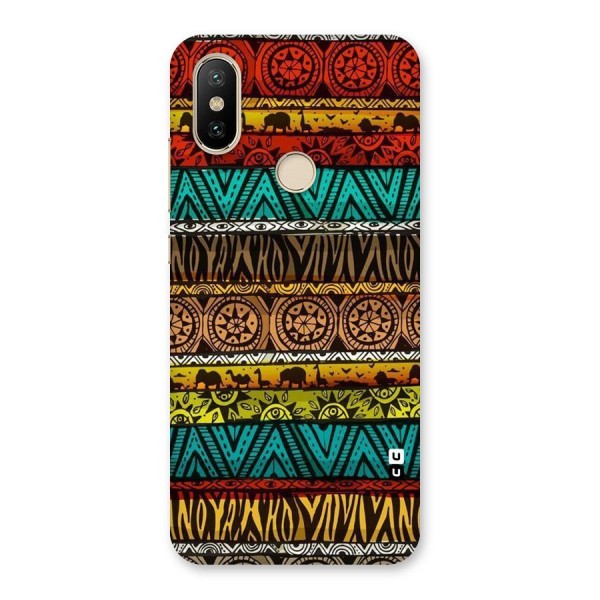 African Design Pattern Back Case for Mi A2