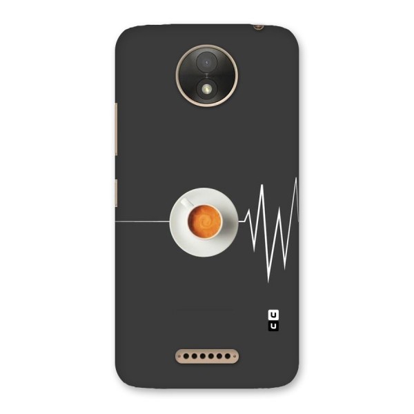 After Coffee Back Case for Moto C Plus