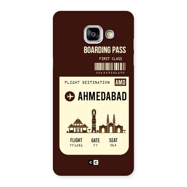 Ahmedabad Boarding Pass Back Case for Galaxy A5 2016