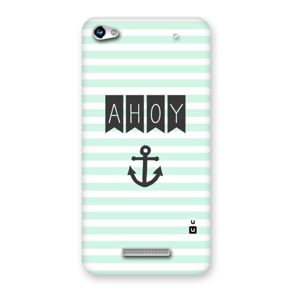 Ahoy Sailor Back Case for Micromax Hue 2