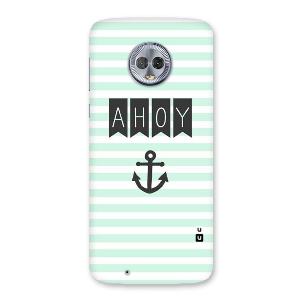 Ahoy Sailor Back Case for Moto G6