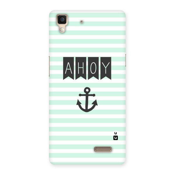 Ahoy Sailor Back Case for Oppo R7