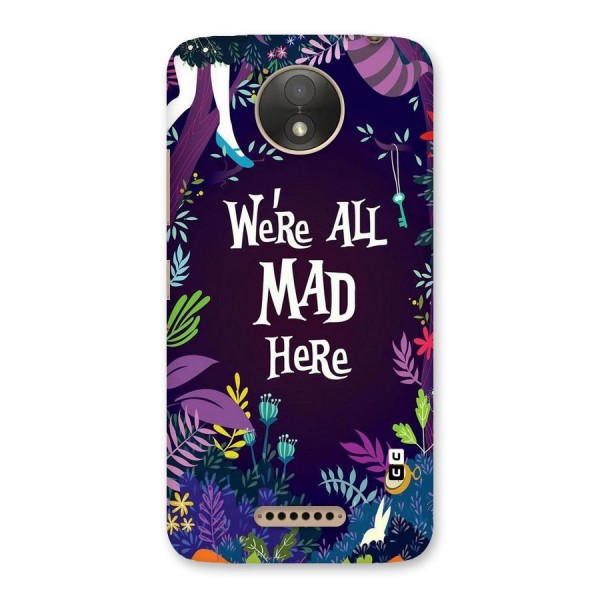 All Mad Back Case for Moto C Plus