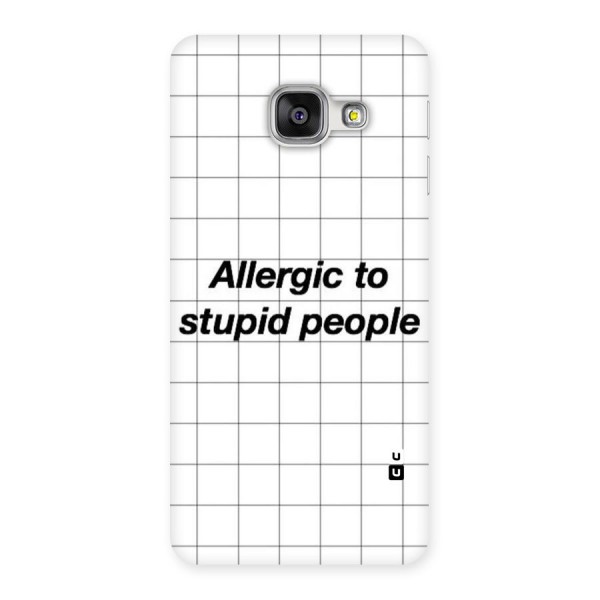 Allergic Back Case for Galaxy A3 2016