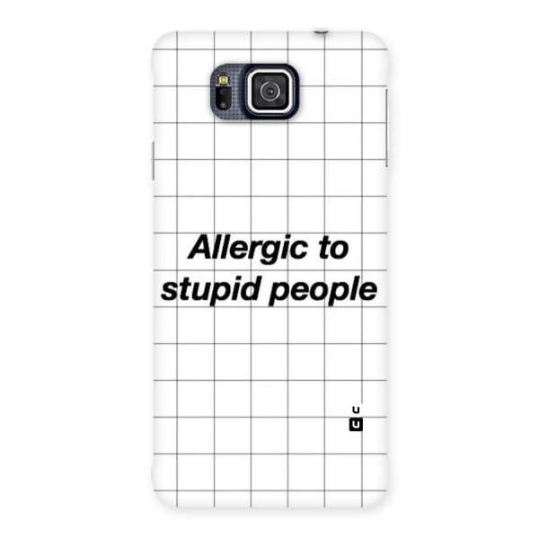 Allergic Back Case for Galaxy Alpha