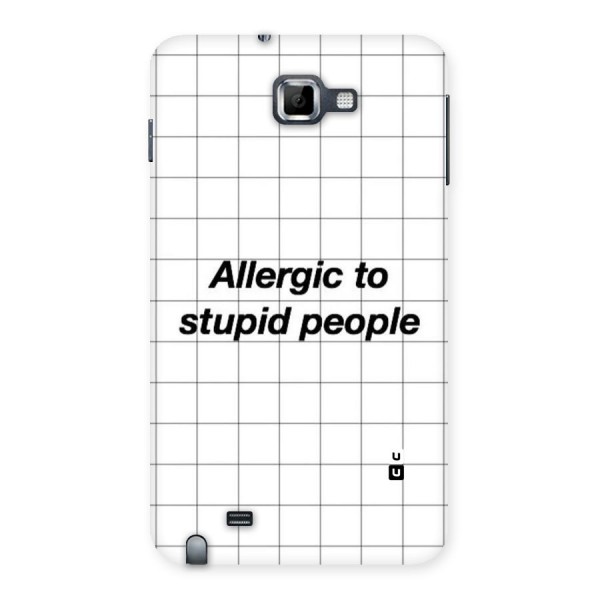 Allergic Back Case for Galaxy Note