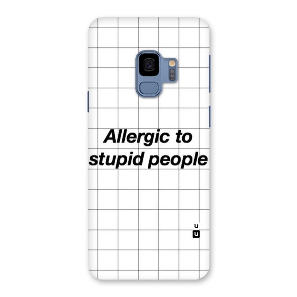 Allergic Back Case for Galaxy S9