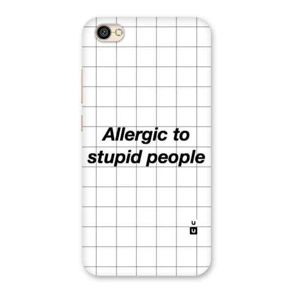 Allergic Back Case for Redmi Y1 Lite