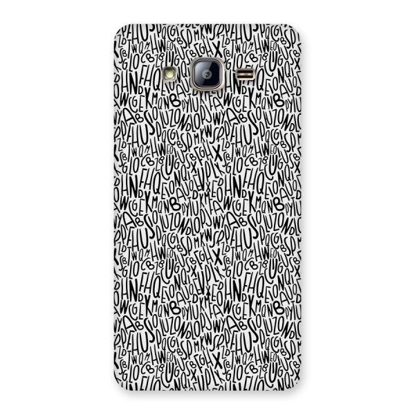 Alphabet Seamless Abstract Back Case for Galaxy On5