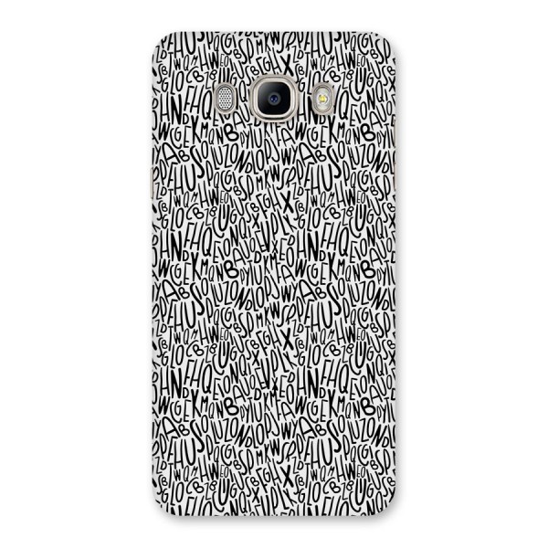 Alphabet Seamless Abstract Back Case for Galaxy On8