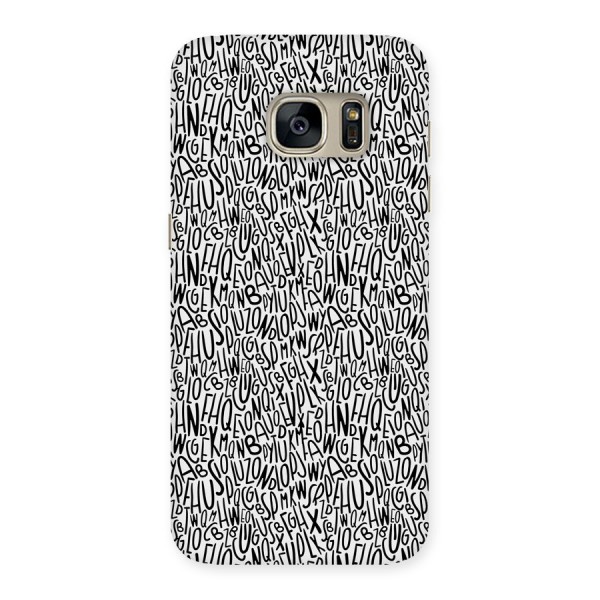 Alphabet Seamless Abstract Back Case for Galaxy S7