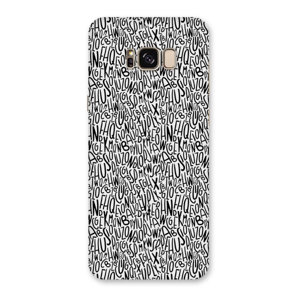 Alphabet Seamless Abstract Back Case for Galaxy S8 Plus