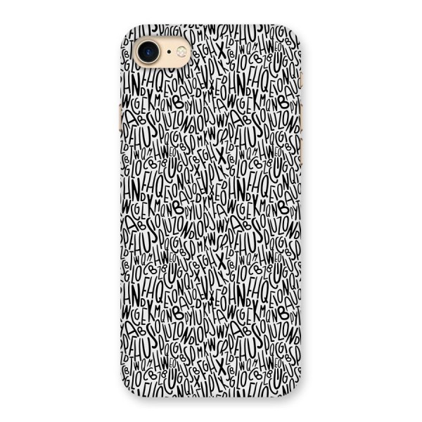 Alphabet Seamless Abstract Back Case for iPhone 7