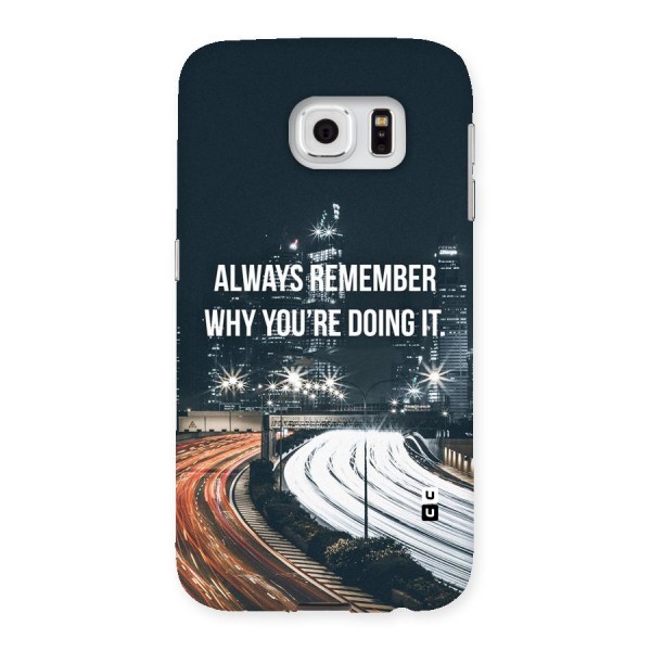 Always Remember Back Case for Samsung Galaxy S6