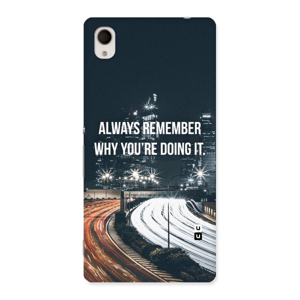 Always Remember Back Case for Sony Xperia M4