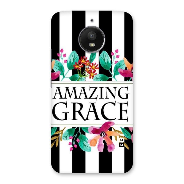 Amazing Grace Back Case for Moto E4 Plus