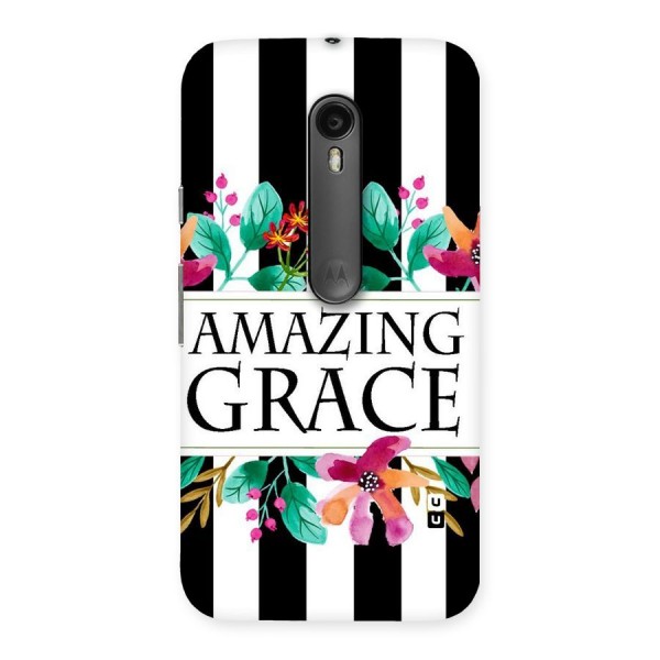 Amazing Grace Back Case for Moto G3