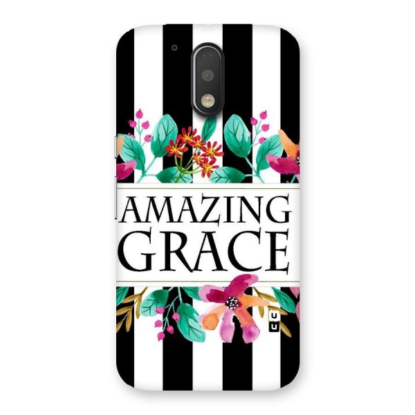 Amazing Grace Back Case for Motorola Moto G4