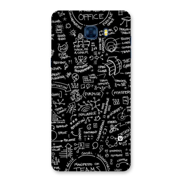 Anatomy Pattern Back Case for Galaxy C7 Pro